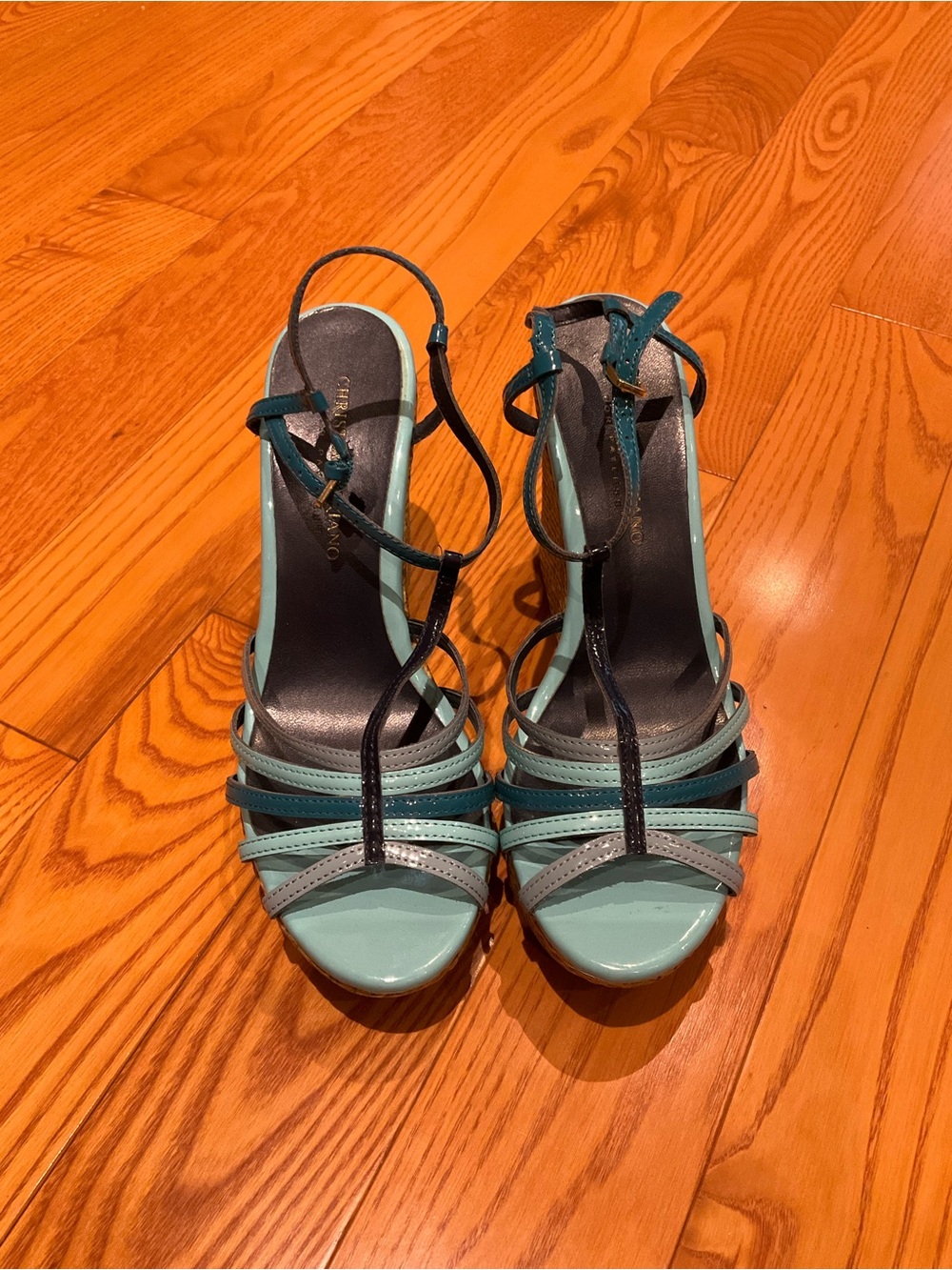 Christian Siriano's For Payless Blue Wedge Heels - Size 7